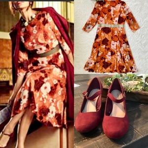 Dress and Matching Shoes